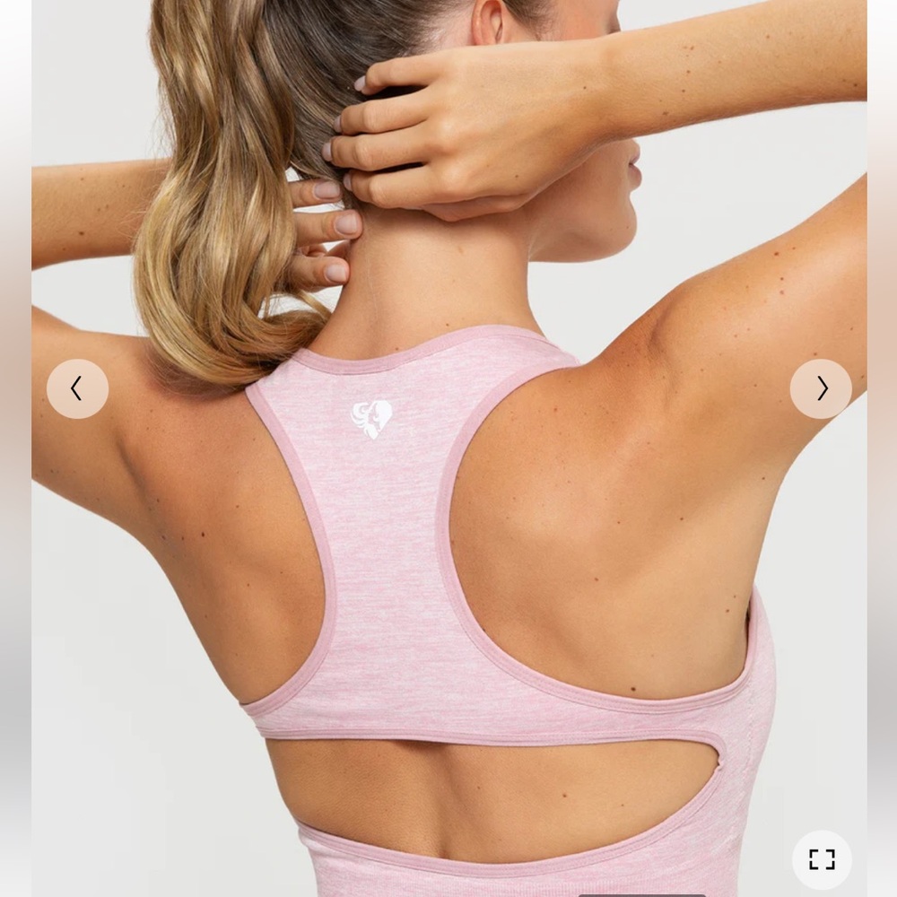 NWOT Women’s Best Move Seamless Light Pink Marl Sports Bra Size 2X - Picture 3 of 6